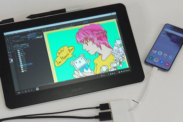 スマホだけでここまで描ける! Wacom One × CLIP STUDIO for Galaxyでイラスト制作がパソコンいらず | マイナビニュース