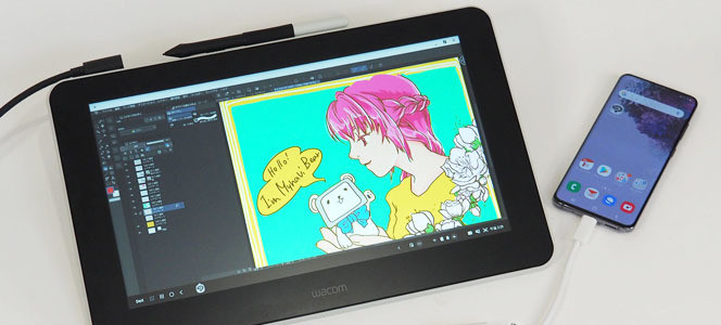 スマホだけでここまで描ける Wacom One Clip Studio For Galaxyでイラスト制作がパソコンいらず マイナビニュース