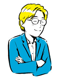 WD編集部では誌面作成に加え、サイトのコンテンツ管理と動画編集も担当するSato君。<br> 本当は髪色は黒。
