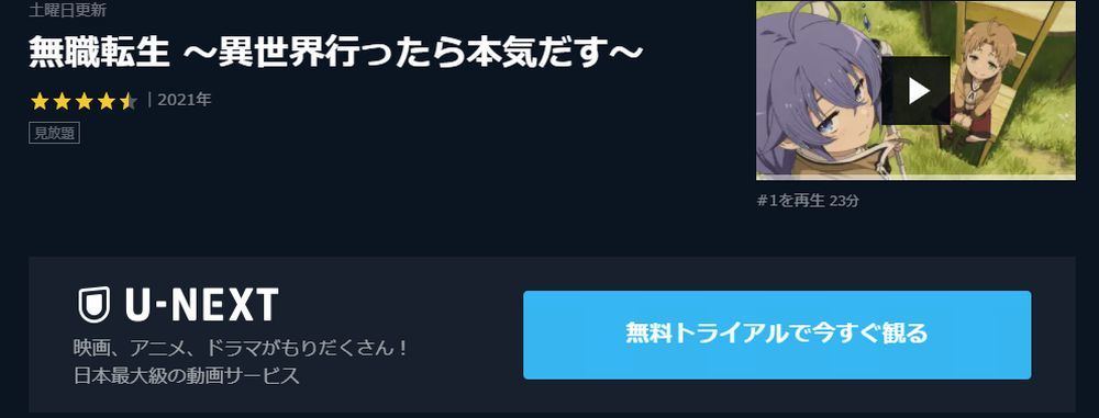 アニメ 無職転生 異世界行ったら本気だす の動画を今すぐ全話無料視聴できる公式動画配信サービスまとめ マイナビニュース