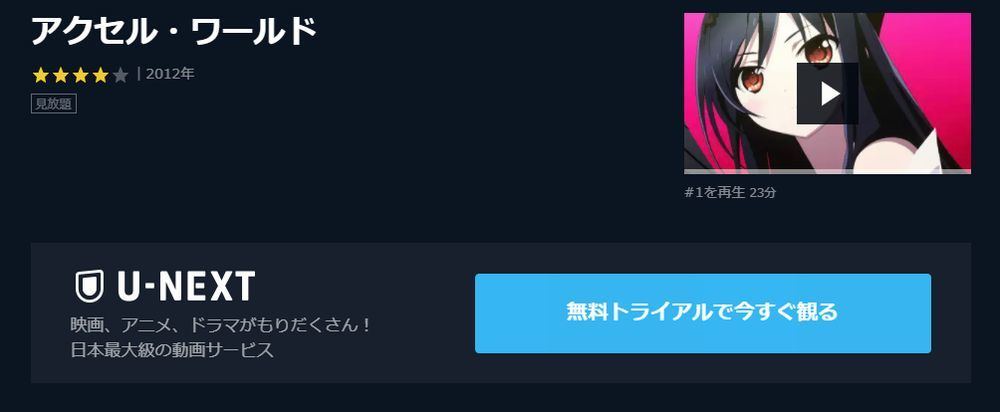 アニメ アクセル ワールド の動画を今すぐ全話無料視聴できる公式動画配信サービスまとめ マイナビニュース