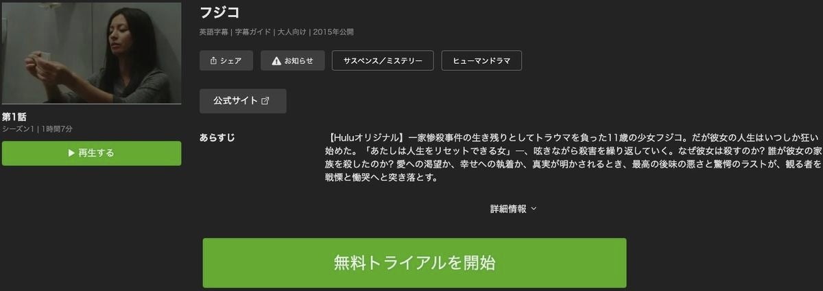 ドラマ フジコ の動画を今すぐ1話から最終回まで無料視聴できる配信サイトまとめ マイナビニュース