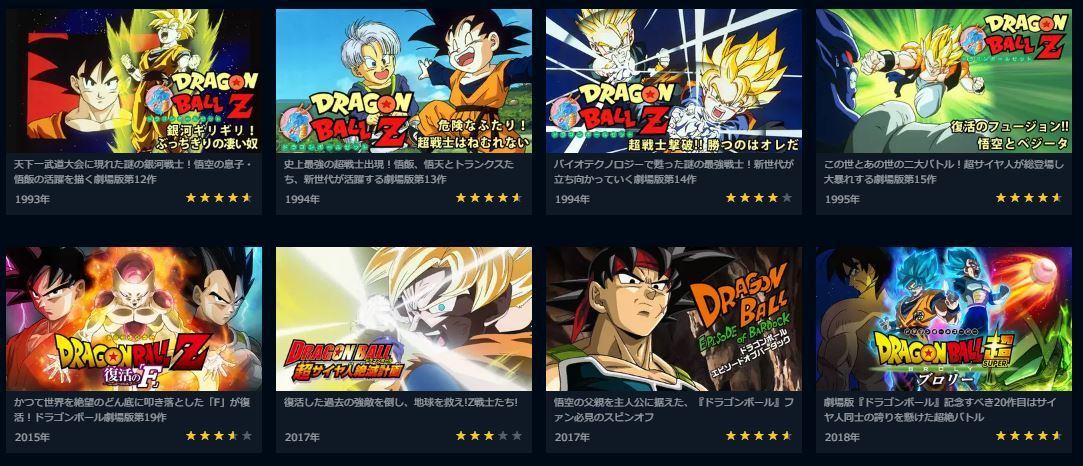 アニメ映画 ドラゴンボールz 神と神 の動画を今すぐ無料視聴できる公式動画配信サービスまとめ マイナビニュース