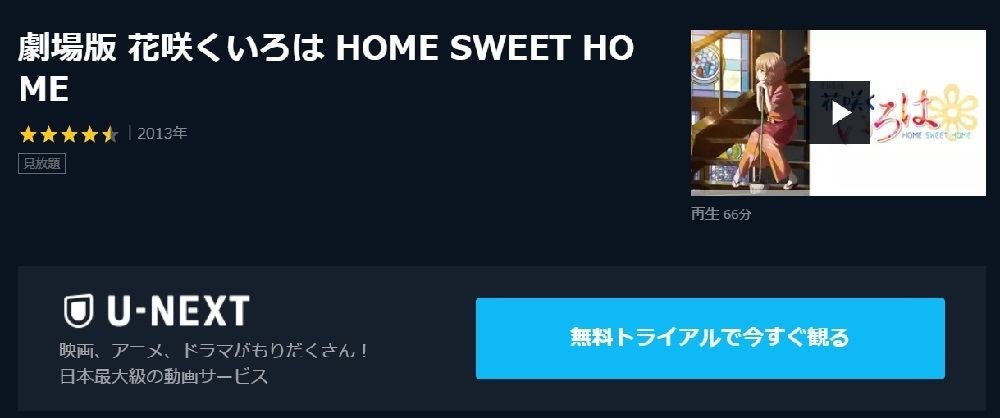 アニメ映画 劇場版 花咲くいろは Home Sweet Home のフル動画を今すぐ無料視聴できる公式動画配信サービスまとめ マイナビニュース