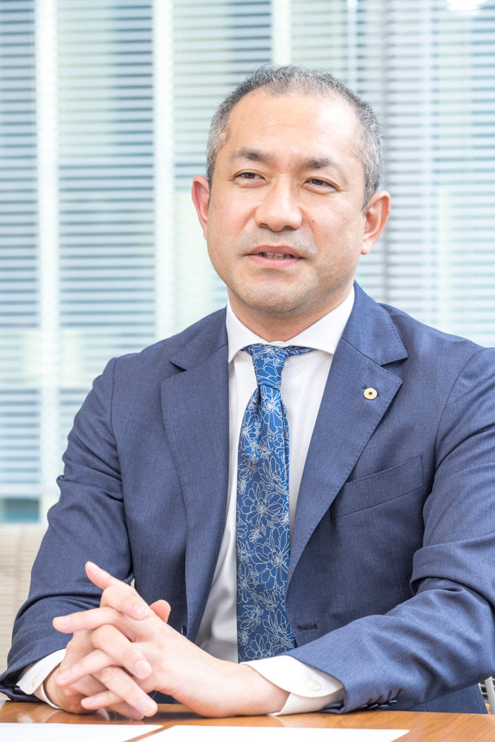 岡三証券株式会社 執行役員 機関投資家営業部担当 兼 機関投資家営業部長 犬井利充氏の写真