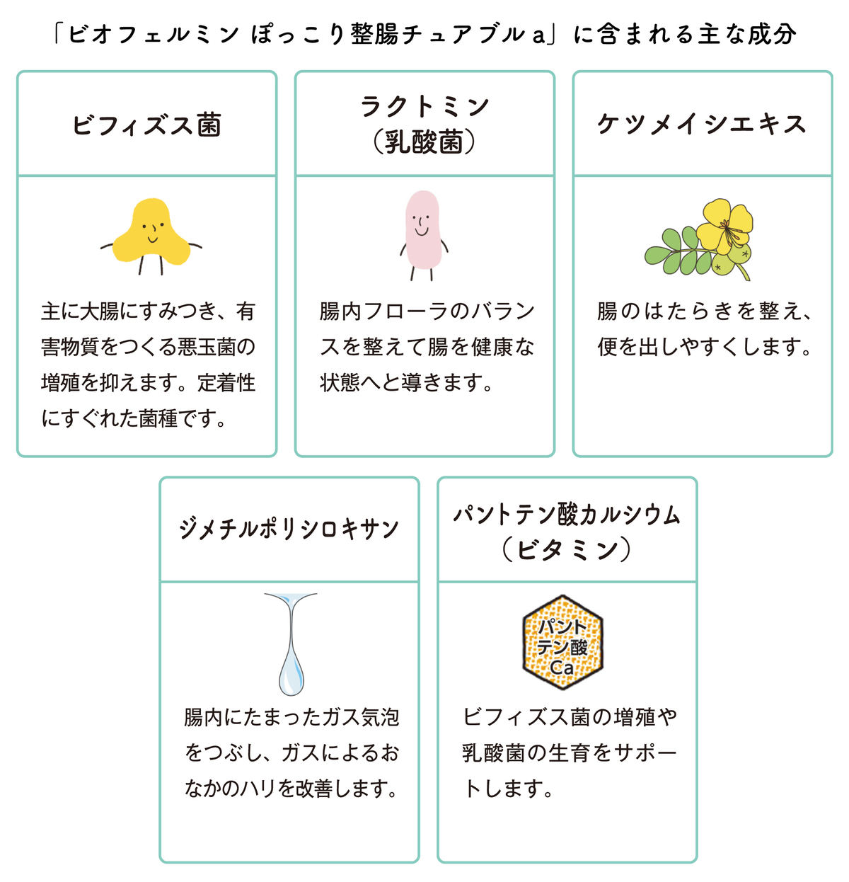 5種類の成分