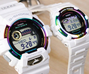 G-SHOCK/BABY-G「アイサーチ・ジャパン」コラボレーションモデルを発売！ - イルカ・クジラが描く「虹」を表現