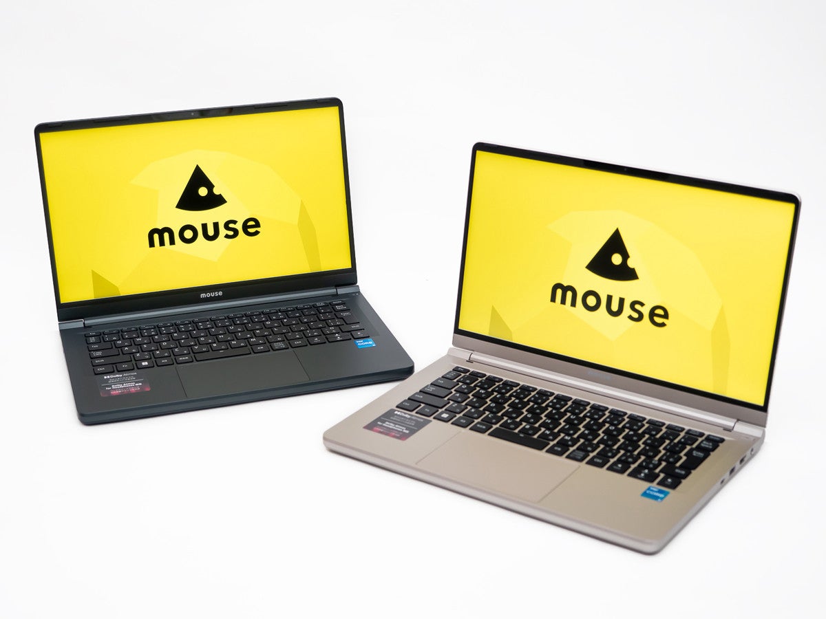 2色のカラバリが魅力的！　仕事にもエンタメにも使いやすい14型モバイルノートPC「mouse B4-i5」