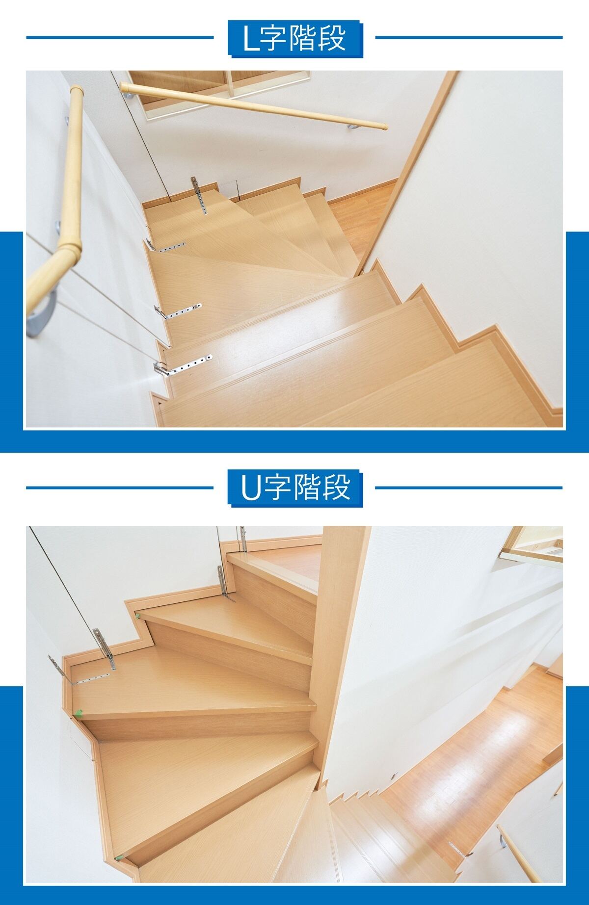 L字とU字