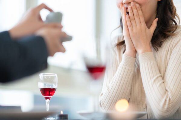 プロポーズされて成婚した女性