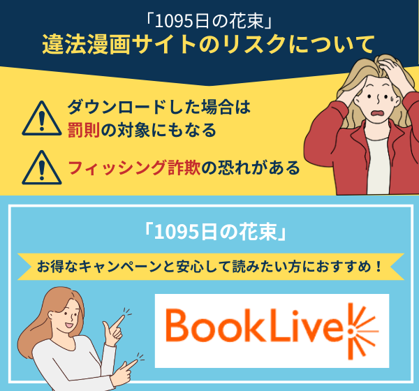 「1095日の花束」の漫画は違法や海賊版で全巻無料で読める？