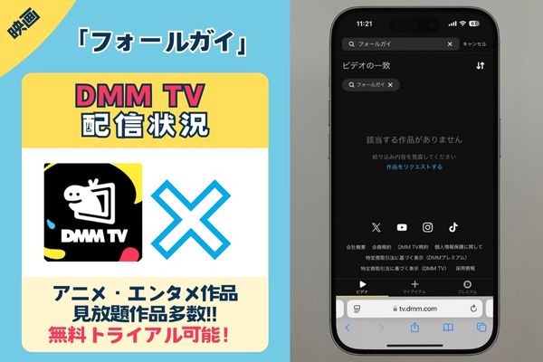 「フォールガイ」はDMM TVで配信している？