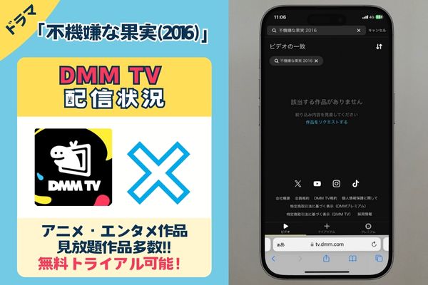 「不機嫌な果実(2016)」はDMM TVで配信している？