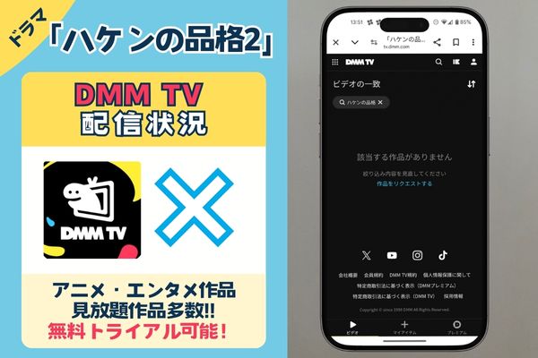 DMM TV配信状況画像 ハケンの品格2