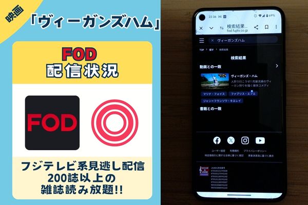 FOD配信状況画像　ヴィーガンズハム