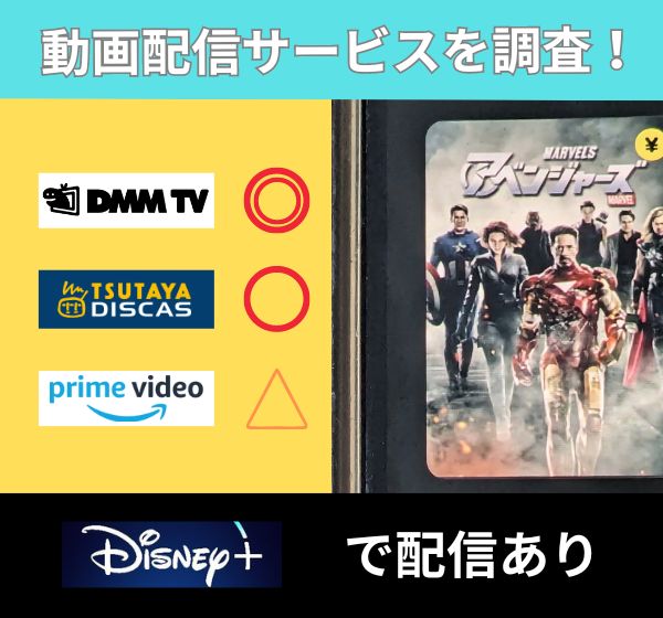 映画『アベンジャーズ』の無料視聴ができる動画配信サイト