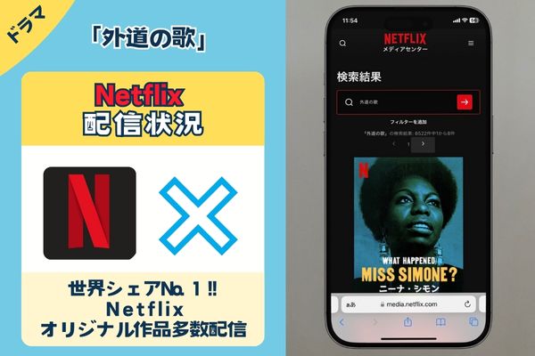 「外道の歌」はNetflixで配信している？