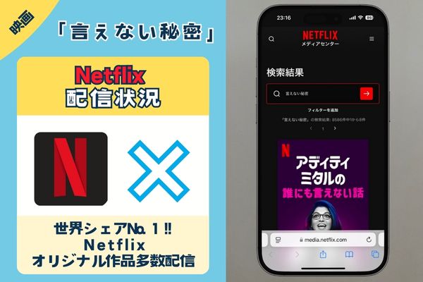 「言えない秘密」はNetflixで配信している？