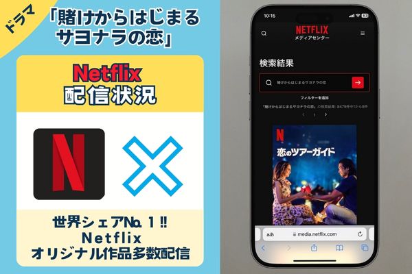 「賭けからはじまるサヨナラの恋」はNetflixで配信している？