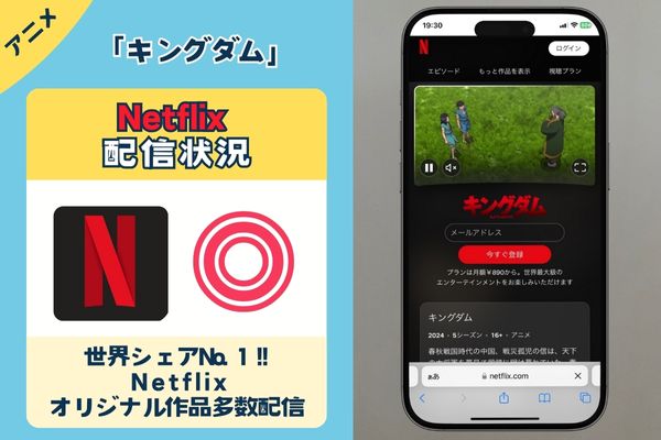 「キングダム」はNetflixで配信している？