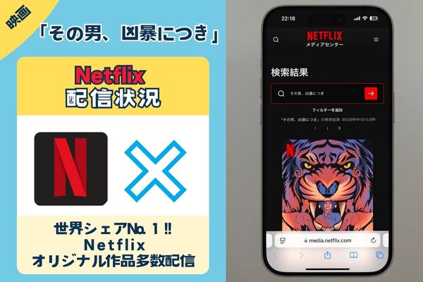 その男、凶暴につきは、Netflixでは見れない？