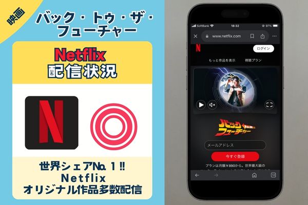 映画「バック・トゥ・ザ・フューチャー」はNetflixで配信している?