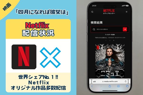 「四月になれば彼女は」はNetflixで配信している？