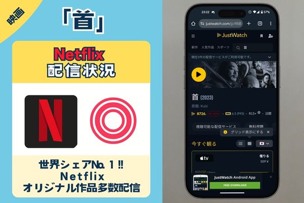 Netflix配信状況画像　首