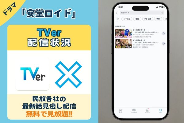 【2024年】ドラマ「安堂ロイド」はTVerの見逃し配信や地上波の再放送はある？