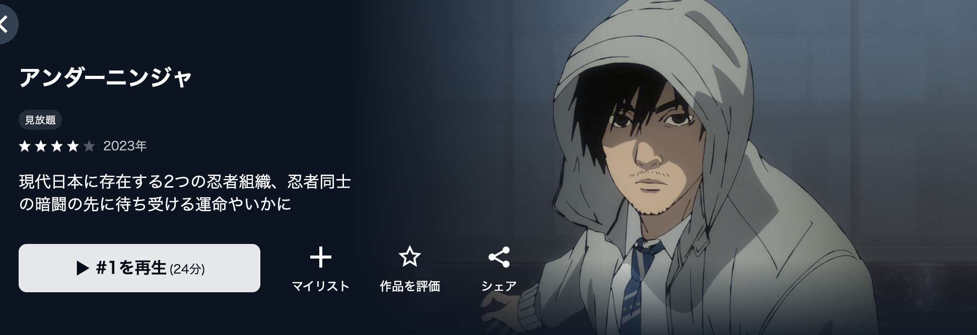 アンダーニンジャアニメ 無料