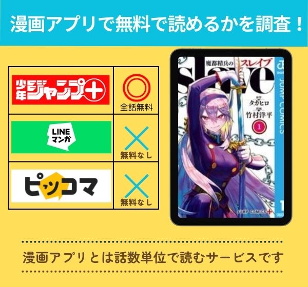 魔都精兵のスレイブの漫画を無料で読めるアプリ一覧