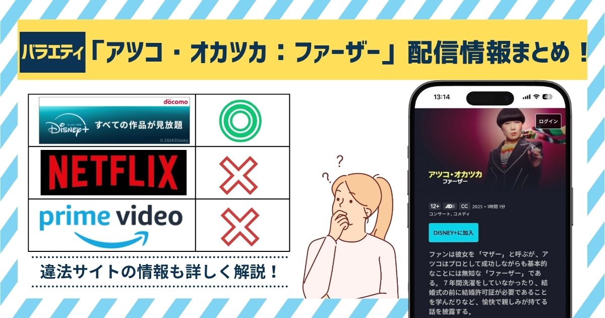 コメディ「アツコ・オカツカ：ファーザー」配信