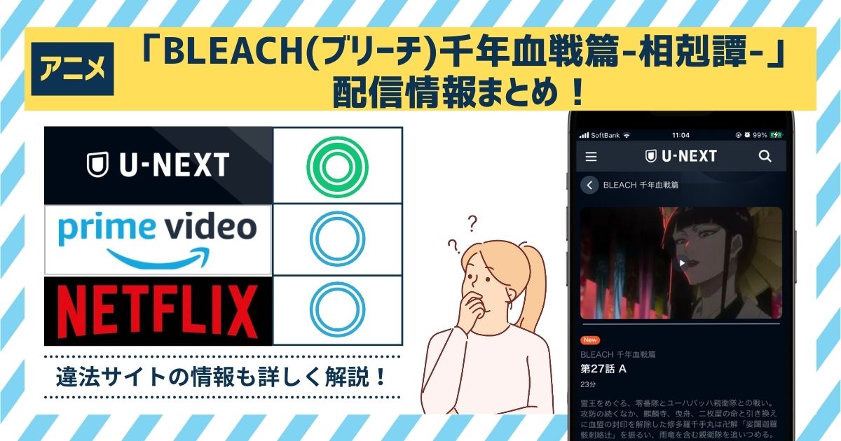 BLEACH(ブリーチ)千年血戦篇-相剋譚-　配信