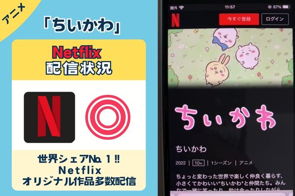 「ちいかわ」はNetflixで配信している？