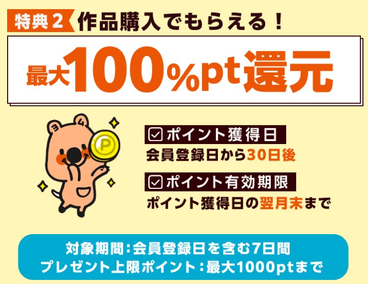 コミックシーモア初回特典