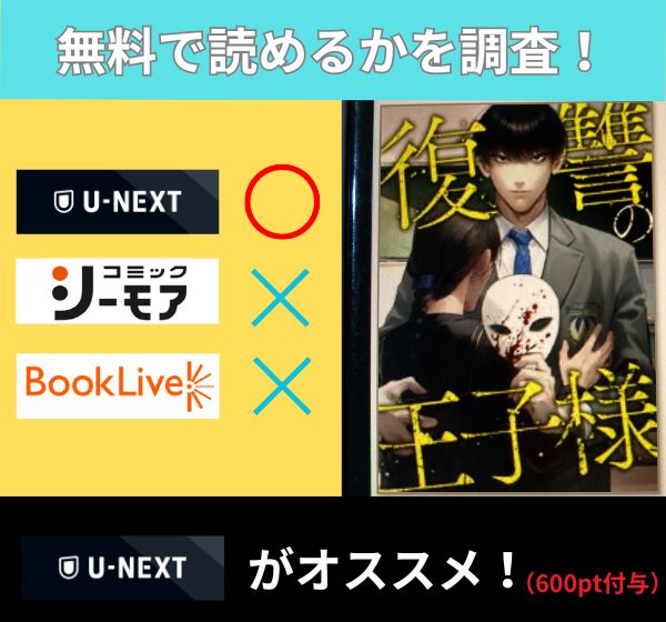 復讐の王子様の漫画を無料で読めるサイト一覧