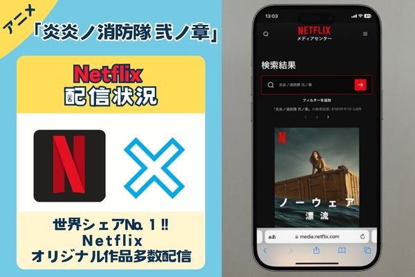 アニメ「炎炎ノ消防隊 弐ノ章 」はNetflixで観れる？