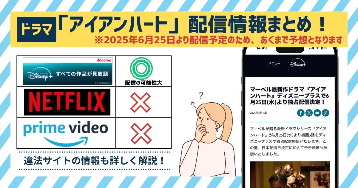 ドラマ「アイアンハート」配信