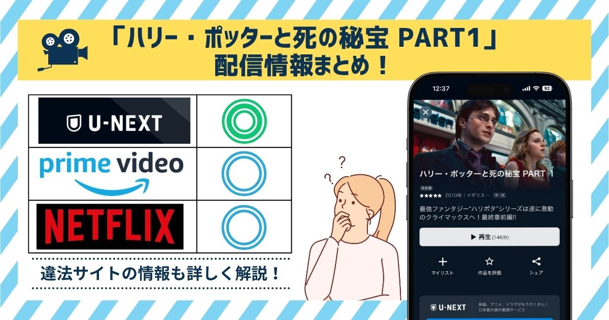 映画「ハリー・ポッターと死の秘宝 PART1」配信