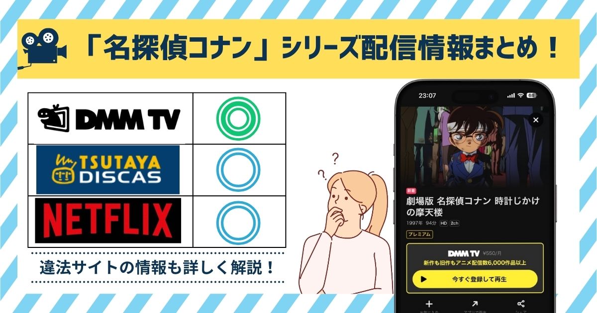 映画「名探偵コナン」シリーズ配信