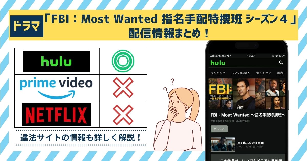 FBI：Most Wanted〜指名手配特捜班〜 シーズン４ 配信