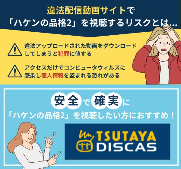 「ハケンの品格2」を違法配信している動画サイトの利用は危険？