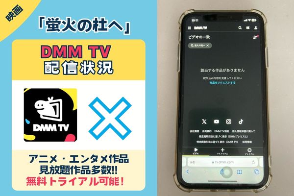 「蛍火の杜へ」はDMM TVで配信している？