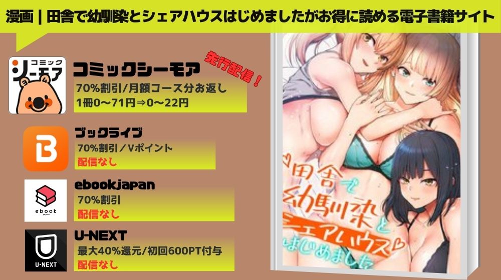 「田舎で幼馴染とシェアハウスはじめました」  無料