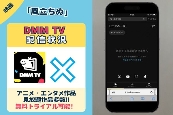 映画「風立ちぬ」はDMMで配信されている？