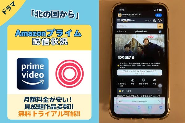 「北の国から」はAmazonプライムで配信している？