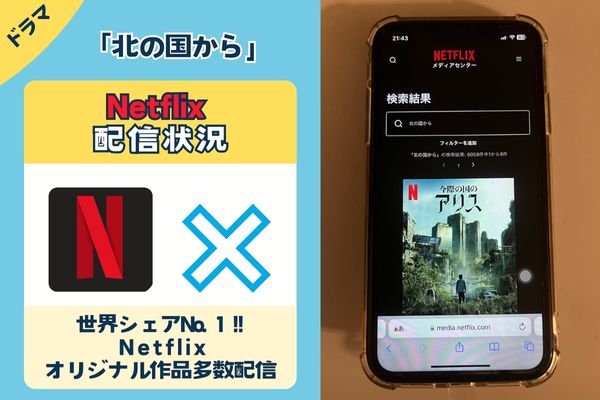 「北の国から」はNetflixで配信している？