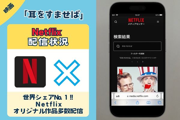 映画「耳をすませば」はNetflixで観れる？