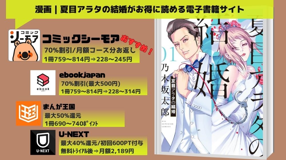 夏目アラタの結婚 無料