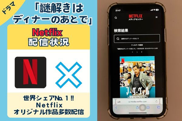 「謎解きはディナーのあとで」はNetflixで配信している？